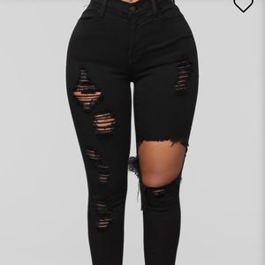 Fashion nova glistening jeans